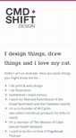 Mobile Screenshot of cmdshiftdesign.com