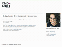 Tablet Screenshot of cmdshiftdesign.com